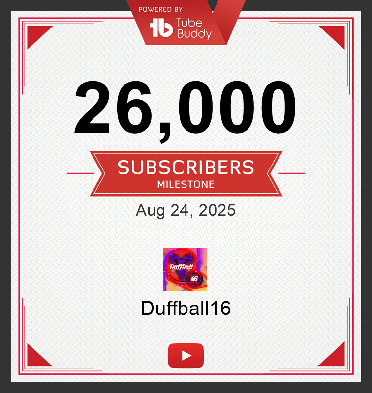 Duffball16 Inspirational Milestone